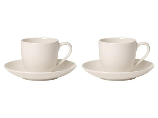 [90110901 524439] Villeroy &amp; Boch Espressotasse For me 100 ml, 2 Stück, Weiss