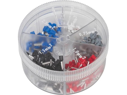 [90110921 750865] Knipex Aderendhülsen 0.5 - 2.5 mm², 400 Stück