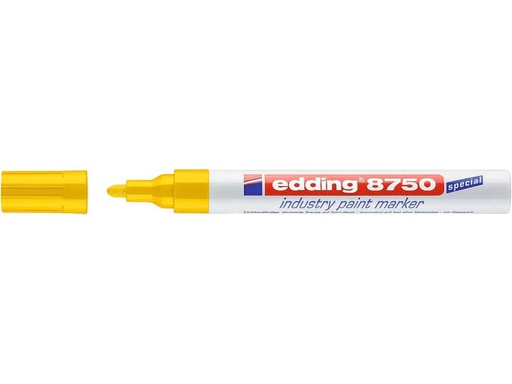 [90111062 1073058] edding Lackmarker Industrie 8750 Gelb, 1 Stück