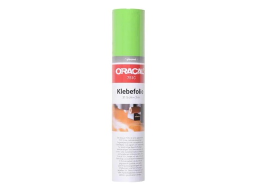 [90011085 915397] ORAFOL Vinylfolie Oracal 751C / 31.5 x 300 cm Lindgrün