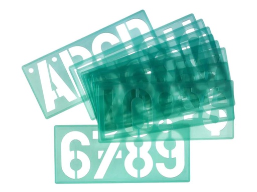 [90111069 755579] Linex Schriftschablone Standard 85100