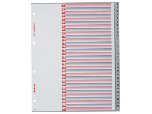 [90111195 830713] Kolma Register A4 XL LongLife 1-31
