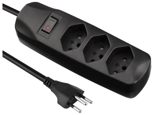 [90111274 679465] FURBER.power Steckdosenleiste 3x T13 mit Schalter