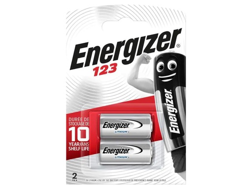[90111322 739902] Energizer Batterie Lithium 123 2 Stück