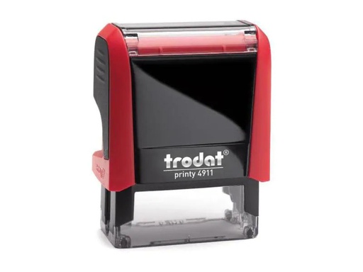 [90111470 81899] Trodat Stempel 4911 mit Gutschein, Individuell gestaltbar, Schwarz