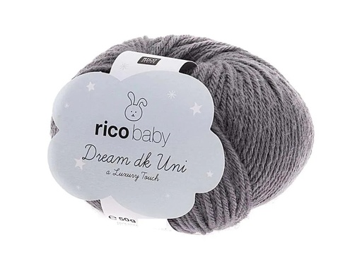 [90111625 945226] Rico Design Wolle Baby Dream Uni dk 50 g Anthrazit