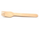 Sier Einweg-Gabel 100 Stück, Braun