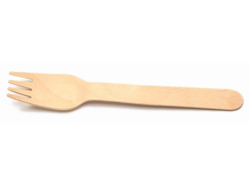 [90111724 1072858] Sier Einweg-Gabel 100 Stück, Braun