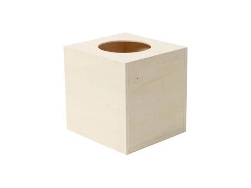 [90111743 1074911] I AM CREATIVE Holzartikel Kosmetikbox quadratisch, 14 x 13 x 13.5 cm
