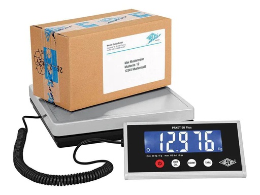 [90111792 927623] WEDO Paketwaage 50 Plus  mit Zählfunktion