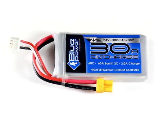 [90112005 426864] EP RC-Akku LiPo 1000 mAh 7.4 V 30C BluePower