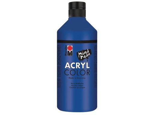 [90112048 998307] Marabu Acrylfarbe Acryl Color 500 ml Dunkelblau