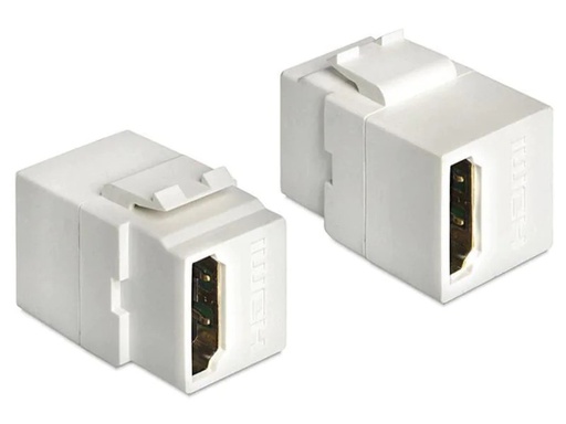 [90112162 496233] Delock Keystone-Modul HDMI Typ-A Weiss