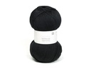 Rico Design Wolle Bamboo Uni für Socken 100 g, Schwarz