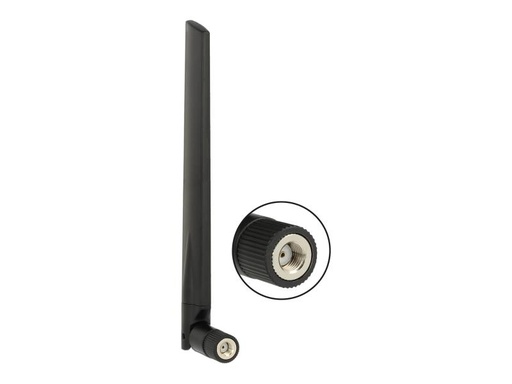[90112234 552390] Delock WLAN-Antenne RP-SMA Dualband 18 cm RP-SMA 5 dBi Rundstrahl