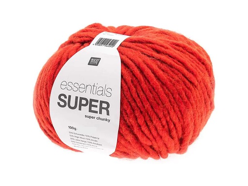 [90112289 945159] Rico Design Wolle Essentials Super Super Chunky 100 g Rot