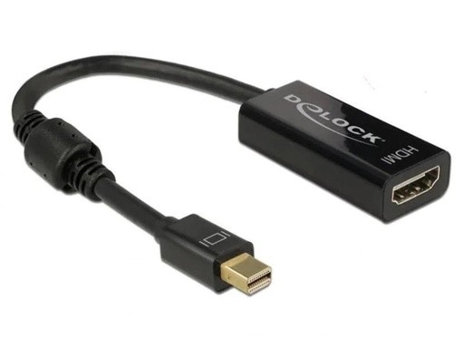 [90112361 496545] Delock Adapter Mini-Displayport – HDMI passiv, 4K, schwarz