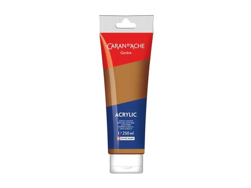 [90011217 1182684] Caran d'Ache Acrylfarbe 250 ml, Braun