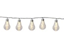 Star Trading Lichterkette Solar Glow 180 cm, Silber/Transparent