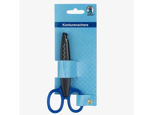 [90112430 1107538] URSUS Schere 13 cm mit Zickzackschnitt