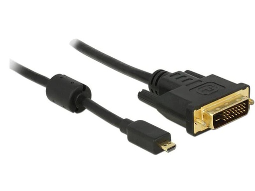 [90112435 525672] Delock Kabel Micro-HDMI (HDMI-D) - DVI-D, 1 m