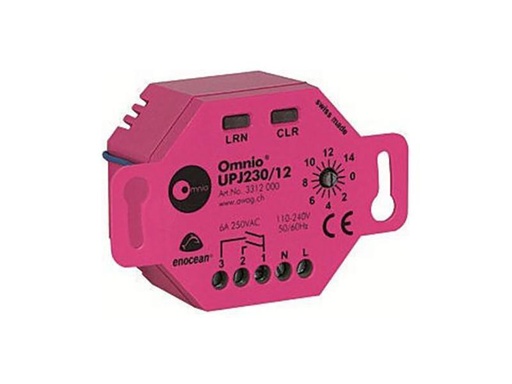 [90112442 237616] Omnio Funk-UP-Jalousieaktor EnOcean UPJ230/12 1-Kanal