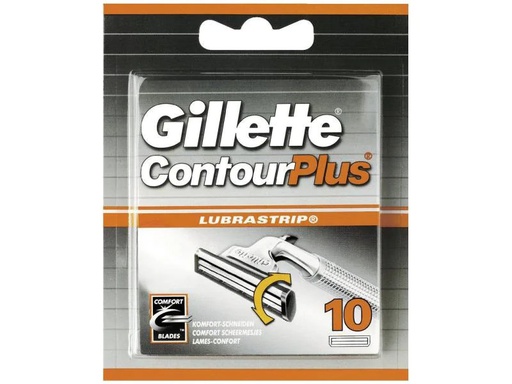 [90011226 296031] Gillette Rasierklingen ContourPlus 10 Stück
