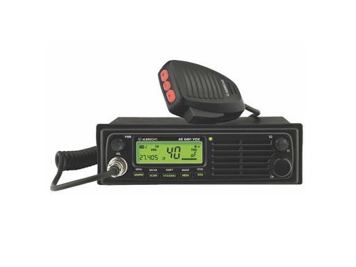 [90112542 1113328] Albrecht CB Funkgerät AE 6491 VOX mit Freisprechfunktion