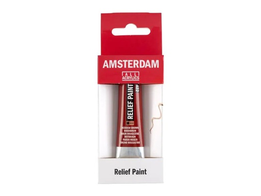 [90112544 1174076] Amsterdam Acrylfarbe Reliefpaint 422 Rotbraun deckend, 20 ml