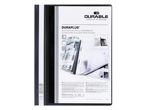 [90112708 1127613] DURABLE Schnellhefter Duraplus A4+, Schwarz