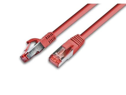 [90011251 149955] Wirewin Patchkabel RJ-45 - RJ-45, Cat 6, S/FTP, 0.5 m, Rot