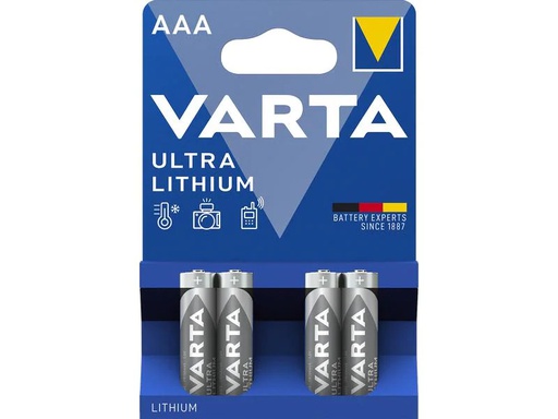 [90112753 261963] Varta Batterie Ultra Lithium AAA 4 Stück