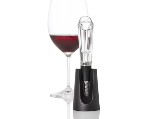 [90112826 783850] AdHoc Weinausgiesser AEROVIN VA10 1 Stück, Schwarz/Transparent