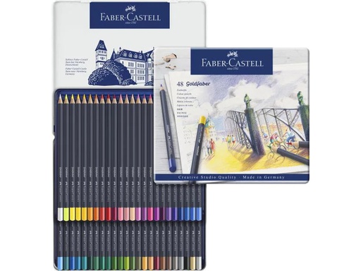 [90112882 807245] Faber-Castell Farbstifte Goldfaber 48er Metalletui