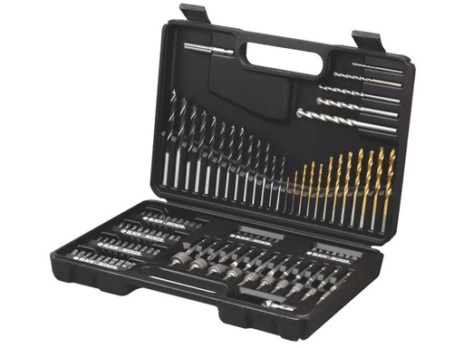 [90112960 326984] BLACK+DECKER Bohr- und Bitset A7200 109-teilig