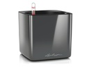Lechuza Blumentopf CUBE Glossy 16 Schwarz glanz