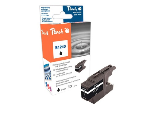 [90113085 269881] Peach Tinte Brother LC-1240BK Black