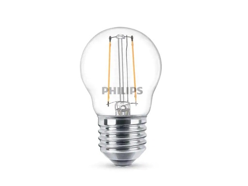 [90113100 1086937] Philips Lampe LEDcla 25W E27 P45 WW CL ND Warmweiss