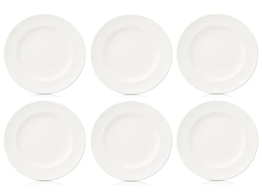 [90113137 524440] Villeroy &amp; Boch Speiseteller For Me Ø 27 cm, 6 Stück, Weiss