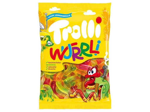 [90113244 1156626] Trolli Gummibonbons Wurrli Würmer 200 g