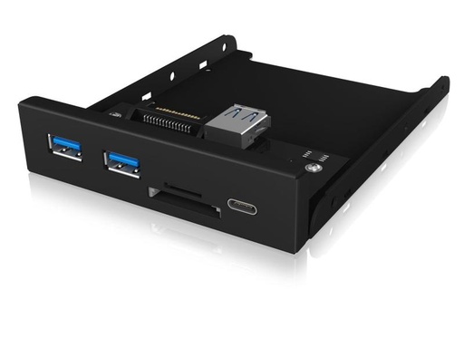 [90113334 869894] ICY BOX Front Panel IB-HUB1417-i3 USB 3.0 Type-C/Type-A Hub 3.5