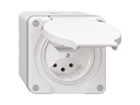 Feller NAP-Steckdosen NEVO 2x T13, weiss