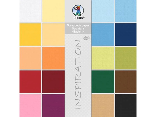 [90113414 1098803] URSUS Fotokarton Basic 1, 30.5 x 30.5 cm, 20 Blatt