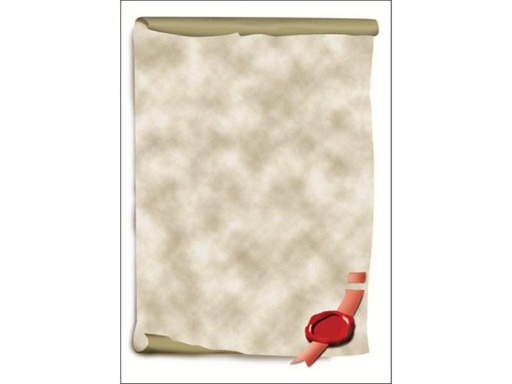 [90113446 1039697] Sigel Motivpapier DP521 Urkundenrolle, A4, 12 Blatt
