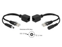 Delock PoE Converter Passives Adapter Set RJ45, DC 5.5 x 2.1mm
