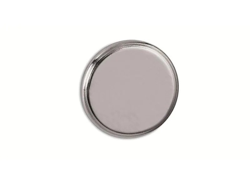 [90113564 1048484] Maul Haftmagnet Neodym Ø 3 cm Silber, 1 Stück