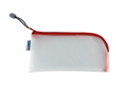 HERMA Etui Mesh Bag 23 x 11 cm, Rot/Weiss