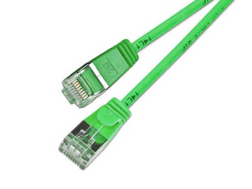 [90113905 353793] SLIM Slimpatchkabel RJ-45 - RJ-45, Cat 6, U/FTP, 0.5 m, Grün