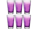 Leonardo Trinkglas Vario Struttura 280 ml, 6 Stück, Violett