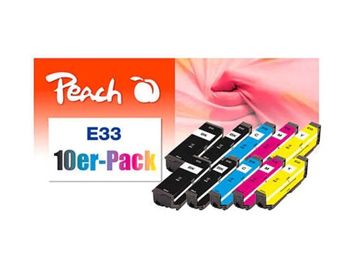 [90114010 1096869] Peach Tinte Epson No. 33 2x BK, PBK, C, M, Y